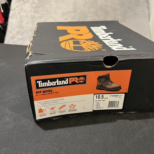 Timberland PRO Direct Attach 6" Work Boots Mens 11.5 Wheat Waterproof Soft Toe - Picture 13 of 13