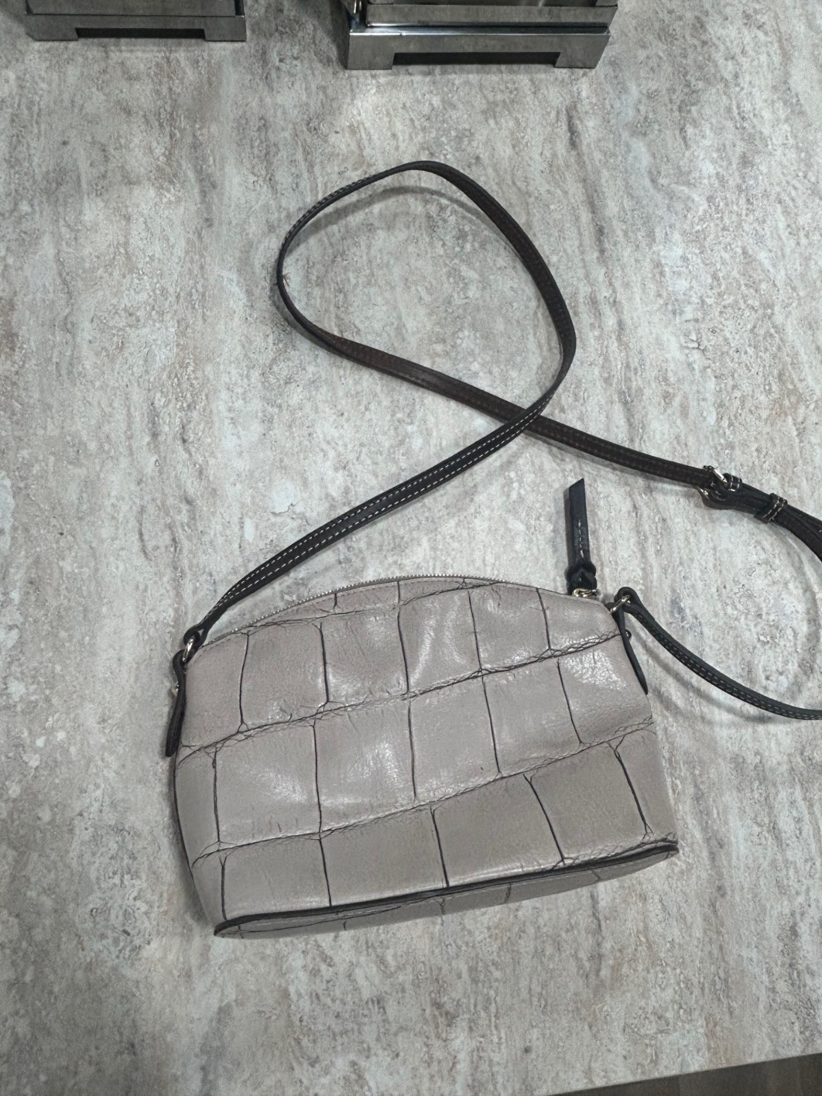 Dooney & Bourke Denison Ruby Croc Embossed Crossb… - image 6