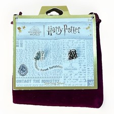 HARRY POTTER Sterling Silver Stud Earrings- 925 HP NEW w/ Tags- Gift Present