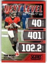 2021 Score Tom Brady Next Level Stats Red #NL1