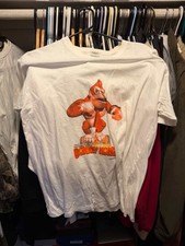 Rare Vintage 90's Super Donkey Kong SNES Video Game Promo Size Medium