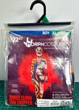 MorphCostumes Bodysuit Boys 14-16 Multicolor Zombie Clown Jaw Dropper Halloween