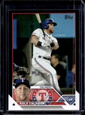 2023 Topps Kole Calhoun Black #/72 Rangers