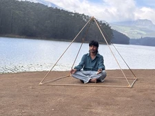 Giza Copper Orgonite 12MM Meditation Pyramid Connector Kit Without Copper Rods