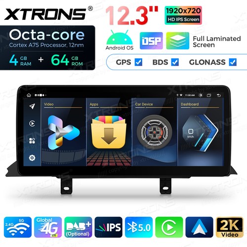 for BMW 3 Series NBT F30 F31 Android 14 64G Car Stereo 12.3 GPS CarPlay Retrofit - Picture 7 of 20