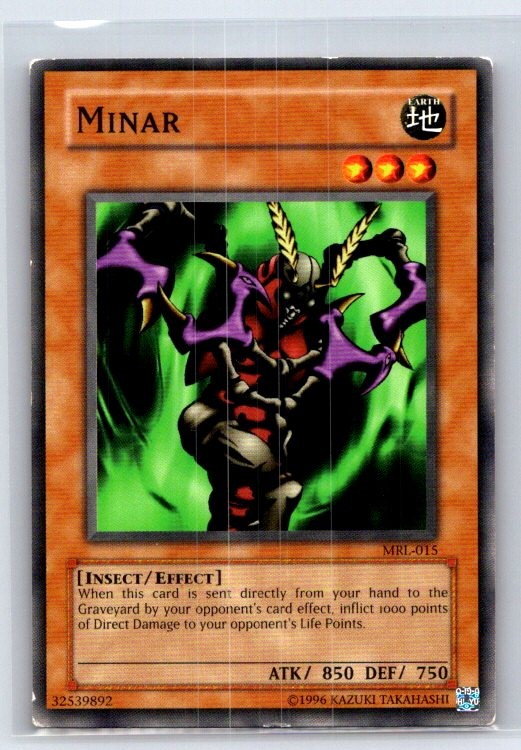 Minar MRL-015 Common / Short Print Magic Ruler Yu-Gi-Oh Lightly Played
