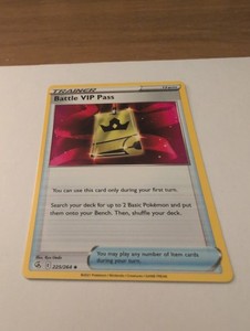 battle vip pass pokemon card value Pokmon TCG 225/264 Fusion Strike Regular Fusion Strike Singles 4x Pokmon TCG Battle VIP