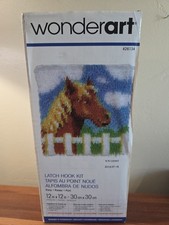 Caron WonderArt PONY Latch Hook Kit 426134 Beginner/Intermediate 12x12 NEW