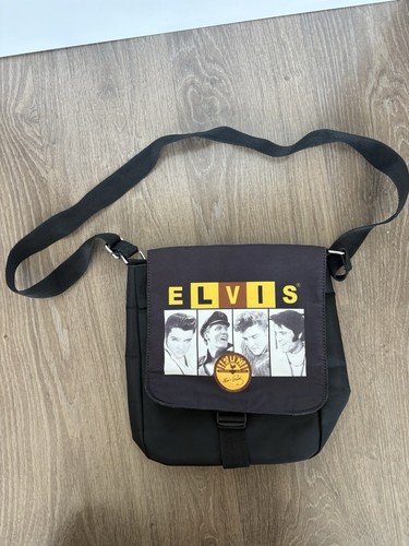 Elvis Presley Cross Body Messenger Bag Sub Records