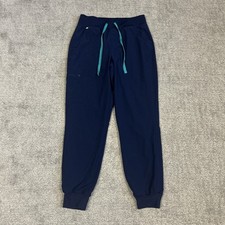 Figs Zamora Jogger Scrub Pants Medium Lined Navy Hospital Dental Medical Nurse