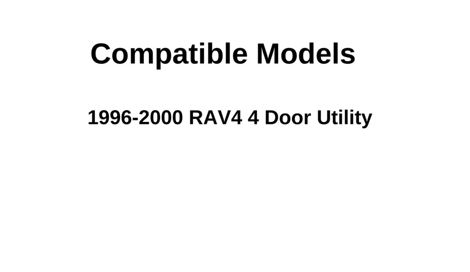 Se adapta a Toyota RAV4 1996-2000 4 puertas SUV lado del conductor puerta delantera izquierda ventana vidrio Foto 3 de 4