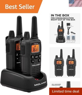 36 Channel FRS Walkie Talkie - 30 Mile Range & NOAA Weather Alert Pair Pack