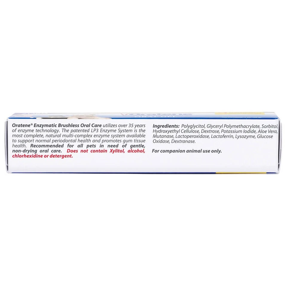 Gel oral antiséptico veterinario Oratene 1,0 oz Foto 3 de 4