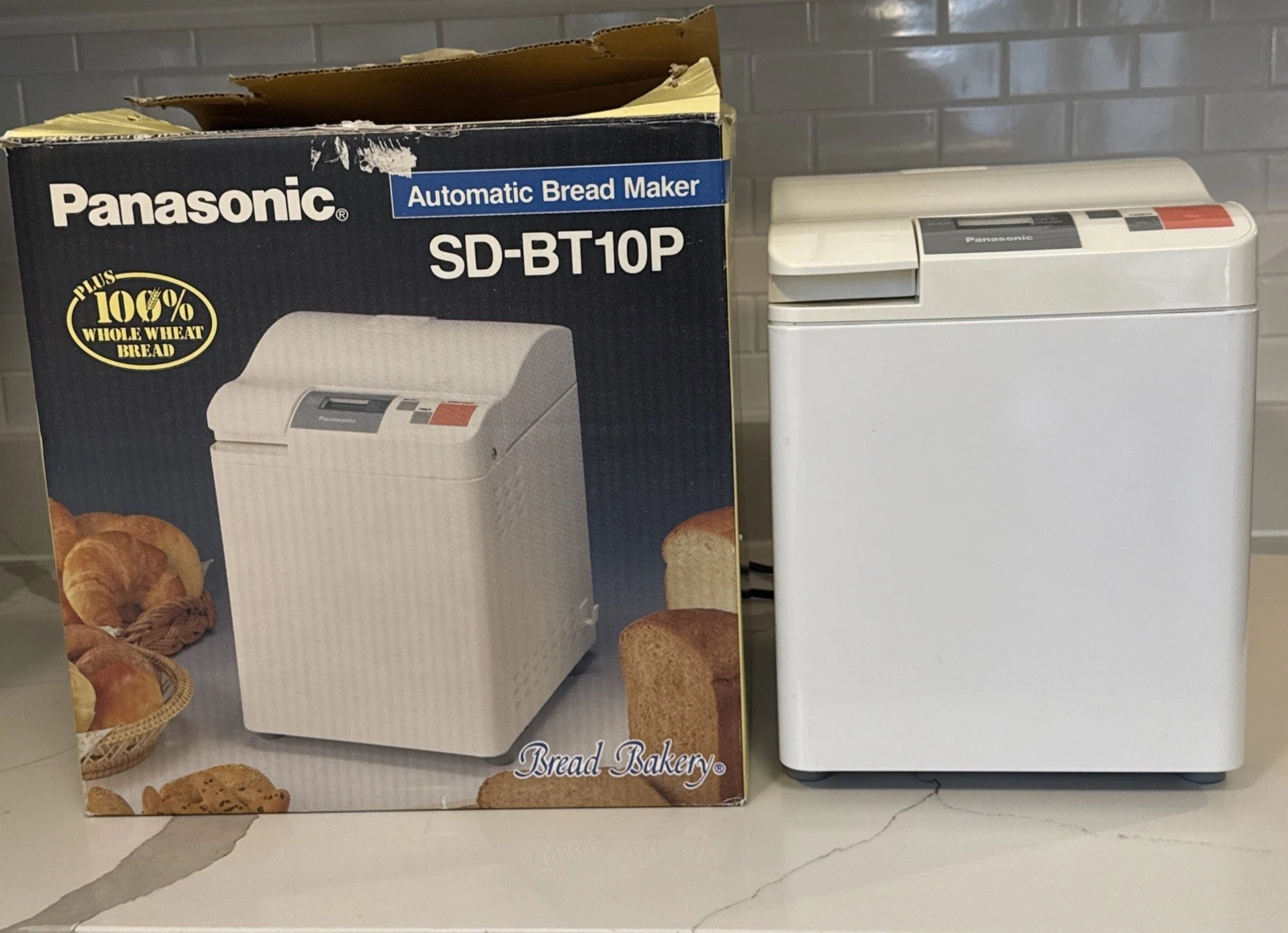 Panasonic Automatic Bread Maker SD-BT10P 1 lb Loaf Bread Bakery Tested
Opens in a new window or tab