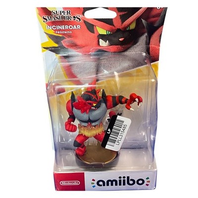 Nintendo Incineroar Amiibo Super Smash Bros Series Figure New Red Black NIB