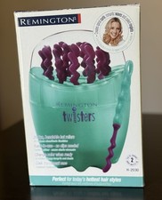 Remington Twisters Bendable Hair Hot Rollers Spiral Curler Set H-2030 Never Used