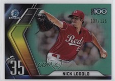 2022 Bowman Chrome Scouts Top 100 Aqua Refractor /125 Nick Lodolo #BTP-35 1np9
