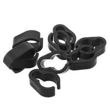 9pcs Microphone Cable Clip: Plastic Mic Clamps - Microphone Stand Cable Holders
