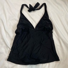 Catalina size medium black bikini swim top