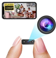 Smallest Wireless Wifi IP Camera,HD1080P Mini Security Camera with Video Reco...