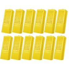Plastic Queen Bee Cages 12PCS Transporting Catcher Beekeeping Supplies Rearin...