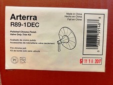 Pfister R89-1DEC Arterra Polished Chrome Finish 1-Handle Shower Valve Trim Kit