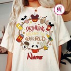 Disney Epcot Food and Wine Drinking Around The World Unisex Adult Tee 551924