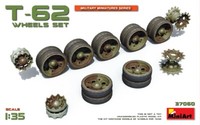 T-62 Wheels Set 1:3 5 Kunststoff Modell Kit MA37060 Miniart