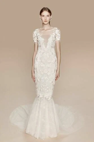 Robes de mariée ivoire en dentelle