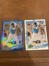 2022 Donruss Rated Prospect Jacob Berry Miami Marlins Blue