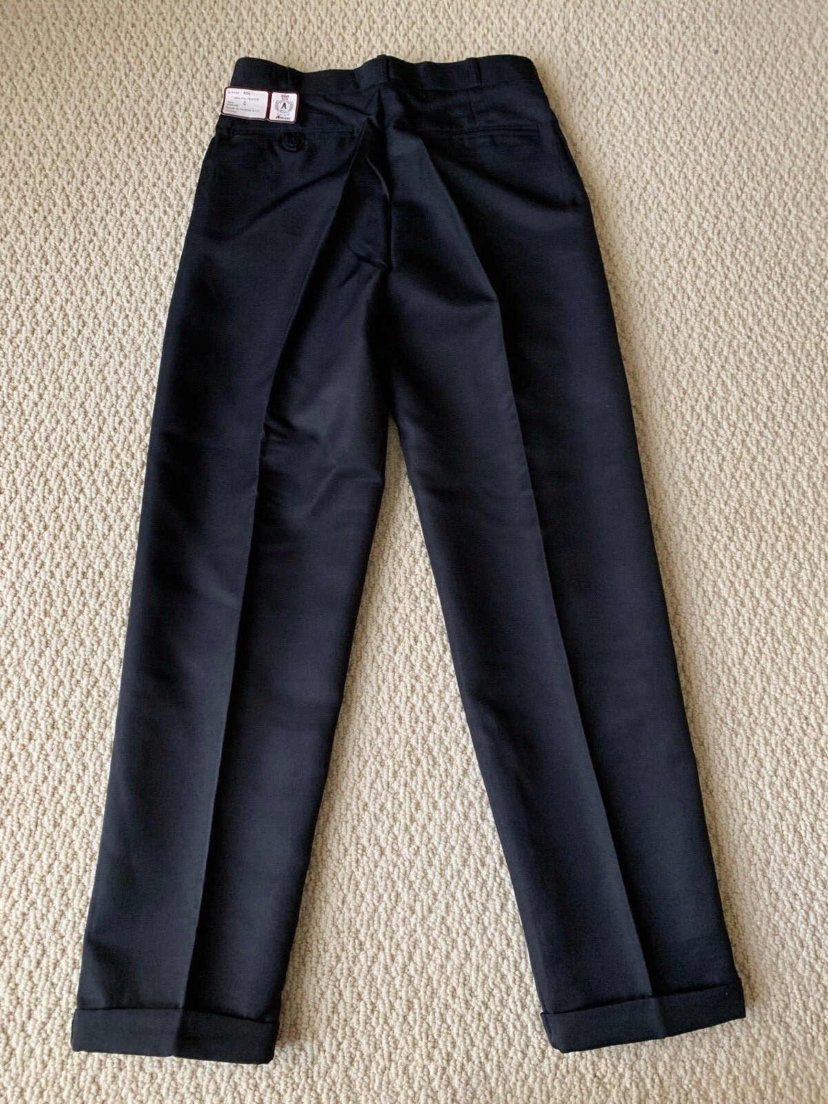 NWT Men's Artitec Black Pleated Cuffed Hem Dress Pants Slacks ALL SIZES