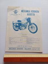 MV Agusta 175 CST Turismo 1953 depliant italiano originale