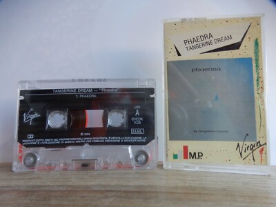 TANGERINE DREAM PHAEDRA KRAUTROCK MUSIK KASSETTE MC TAPE VIRGIN 1974 IMPORT