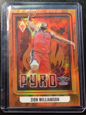  2023-24 Pheonix Zion Williamson Pyro Orange # d /49 SP Pelicans