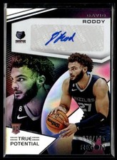 2022-23 Panini Recon #TPS-DVR David Roddy True Potential Signatures #/125 JC