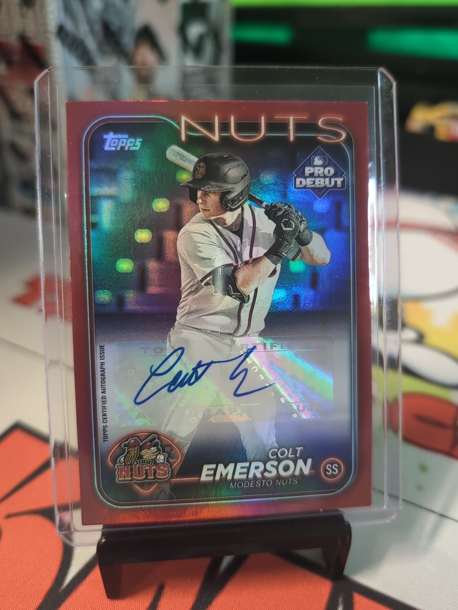 2024 Topps Pro Debut - Red Autographs #PD-168 Colt Emerson /10 (AU 