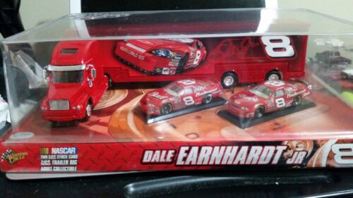 2007 Dale Earnhardt Jr. Budweiser Sharpie Hauler & 2 Cars 1/64-Motorsports Auth. - Picture 1 of 6
