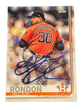 HECTOR RONDON signed auto autographed 2019 Topps COA