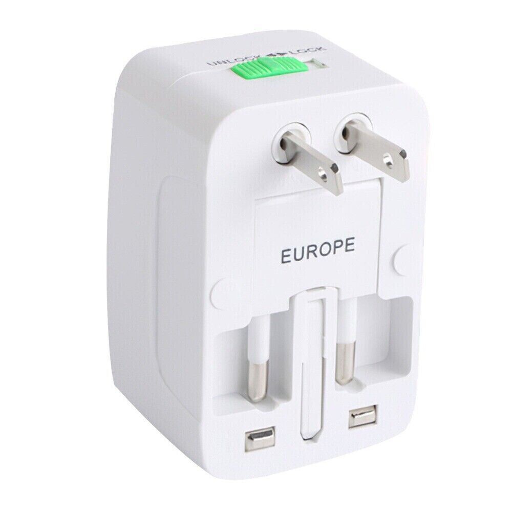 International Universal Travel Power Adapter Convertor Plug Power US/UK