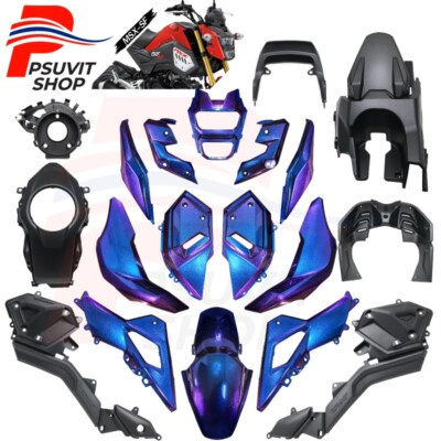 Fairing Set MSX125SF GROM 2016-20 (14pcs) 3D Effect+Matte Black Parts (7pcs)
