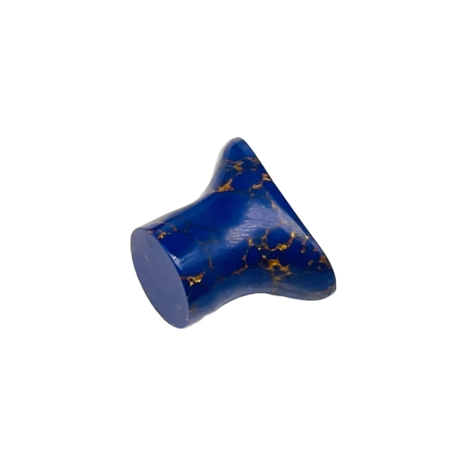 Piercing corporal hecho a mano de cristal lapislázuli Labret tapón medidores tamaños 2 mm - 30 mm Foto 3 de 4