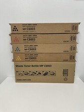 Ricoh MP C6003 Toner Set Cyan, Magenta, Yellow, Black  Toner Waste 