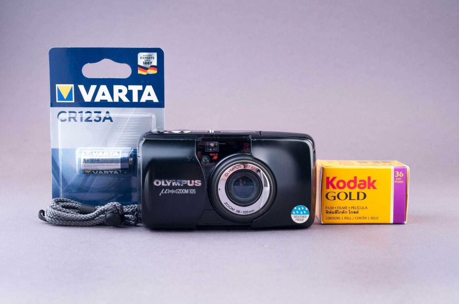 Reizen matras Stoutmoedig Olympus Mju Zoom 105 DLX 35mm Point&Shoot Film Camera | eBay