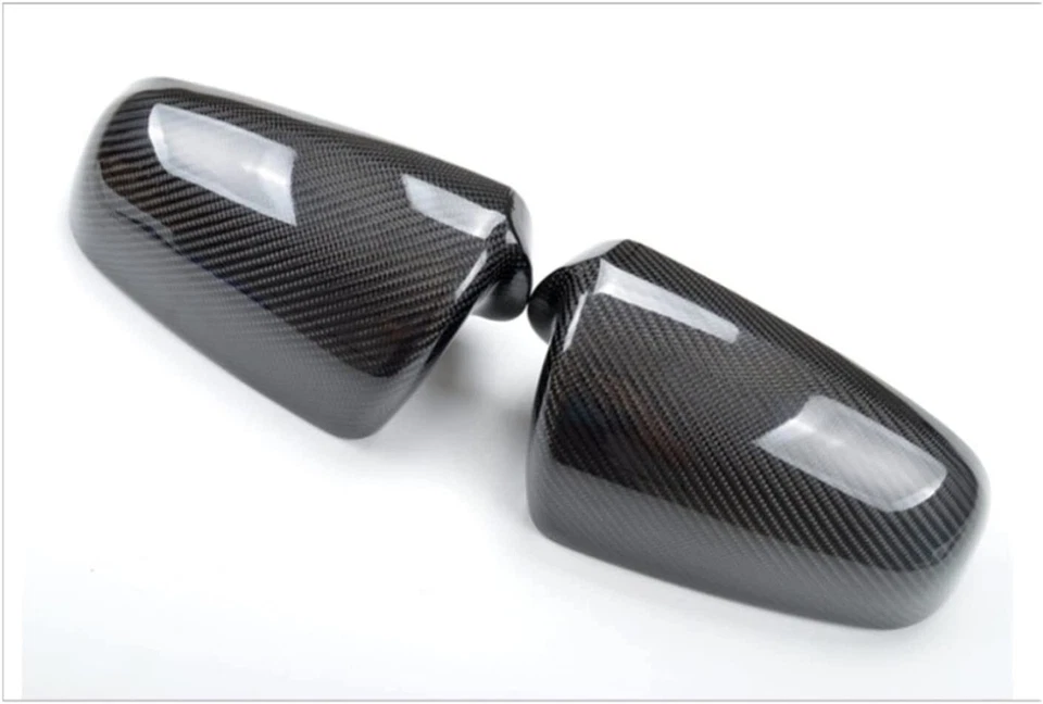Reemplazo de cubierta de espejo retrovisor lateral de fibra de carbono para Audi B7 A3 A4 A6 S4 2004-2008 Foto 4 de 4
