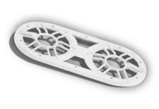 Waves  Wheels MSV-W Marine Audio Boat Subwoofer Enclosure Vent Grill Cover