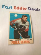 1970-71 O-PEE-CHEE HOCKEY CANADA GARRY PETERS CARD 196 PHILADELPHIA FLYERS NICE