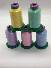 Easter Kit -5 pack of Isacord Embroidery Thread 1000m -(New in wrapper)