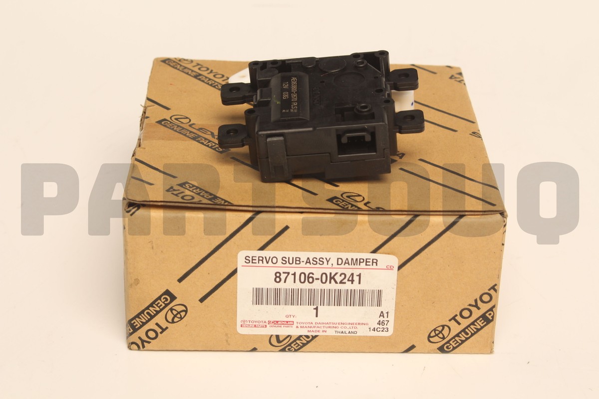 871060K241 Genuine Toyota SERVO SUB-ASSY, DAMP 87106-0K241 871060K241 Genuine Toyota SERVO SUB-ASSY, DAMP 87106-0K241