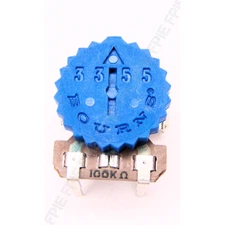 2pk 100k, 15mm Horizontal Trimmer Resistor by Bourns (3355U-1-104)