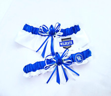 Kentucky Wildcats Fabric, Leg Wedding/Prom Garter Set, Skinny Ribbons, 19-22"